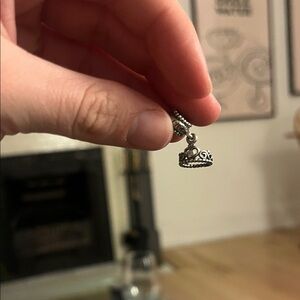 Silver Crown Pandora Charm